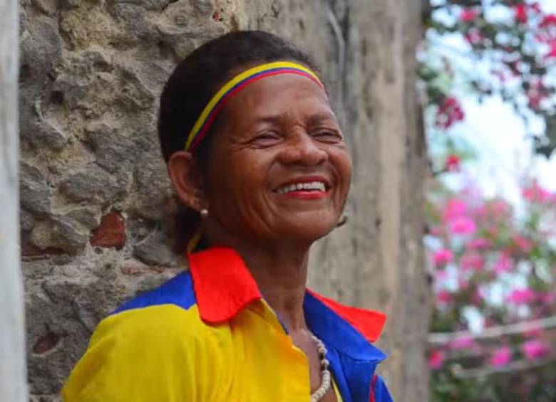 Alexy Hernández es la creadora de la canción “Viva Colombia, viva Falcao”. Foto: captura de pantalla 