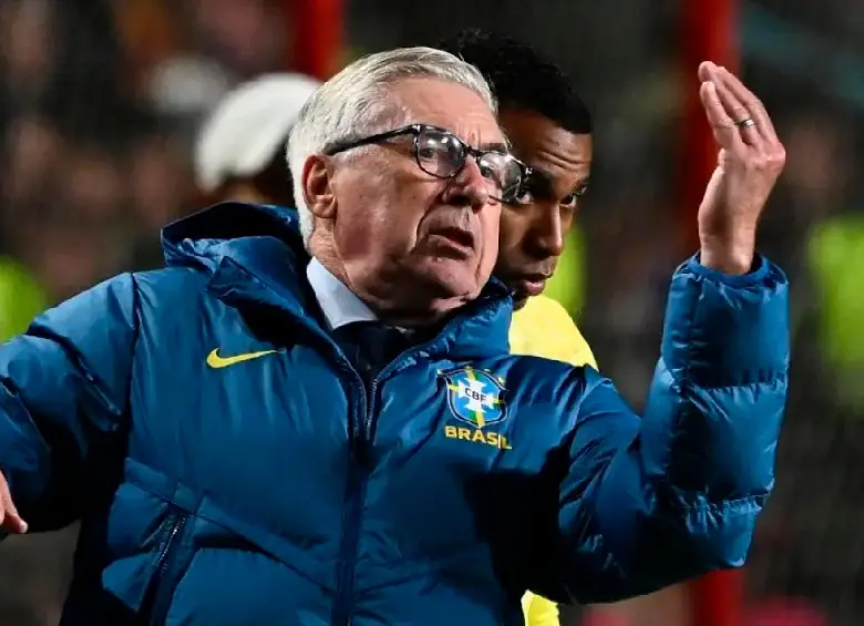 Carlo Ancelotti fue tendencia en días pasados luego de convocar al Mundial a Neymar, quien no viste la camisa de la Selección de Brasil desde 2023. FOTOS AFP y GETTY
