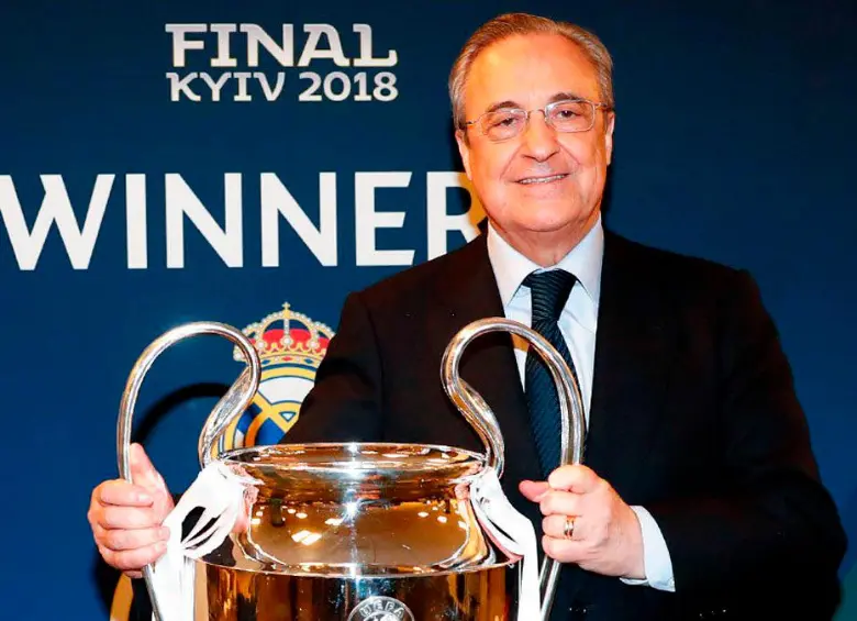 Florentino Pérez ganó 6 champions como presidente del Real Madrid. FOTO. X REALMADRID