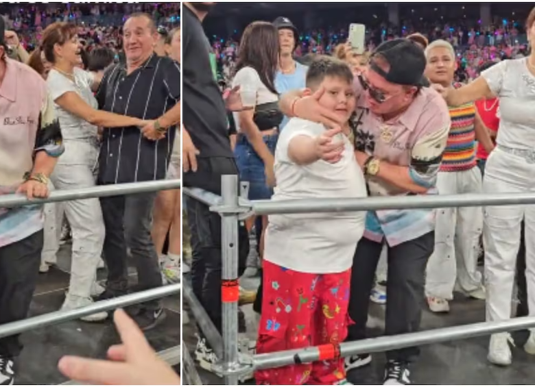 El incómodo momento que el padre de Karol G hizo pasar al niño Iker, protagonista de su álbum Mañana será bonito. Foto: redes sociales. 