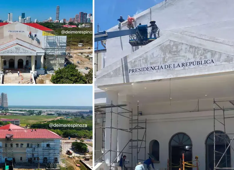 El presidente electo aseguró que desde Barranquilla despachará desde una sede “alterna de la Presidencia”. Foto: Redes sociales @deimerespinoza_ y @luchovoltios