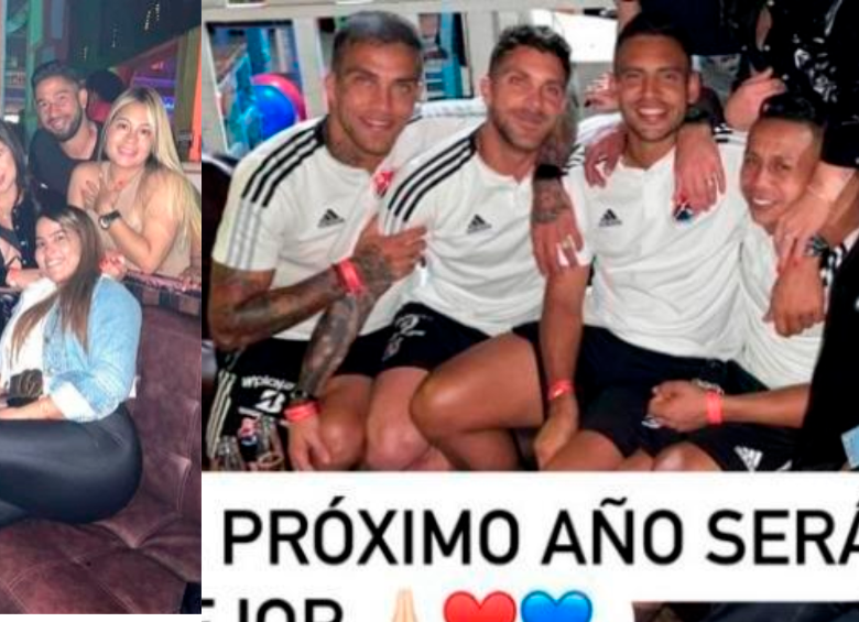 Vladimir Hernández, Christian Marrugo, Adrián Arregui, Óscar Javier Méndez fueron los jugadores captados por las cámaras. FOTO CORTESÍA 