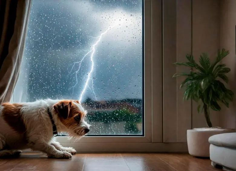 Por qué los perros le tienen miedo a la lluvia ¿Cómo puedes ayudarlos?