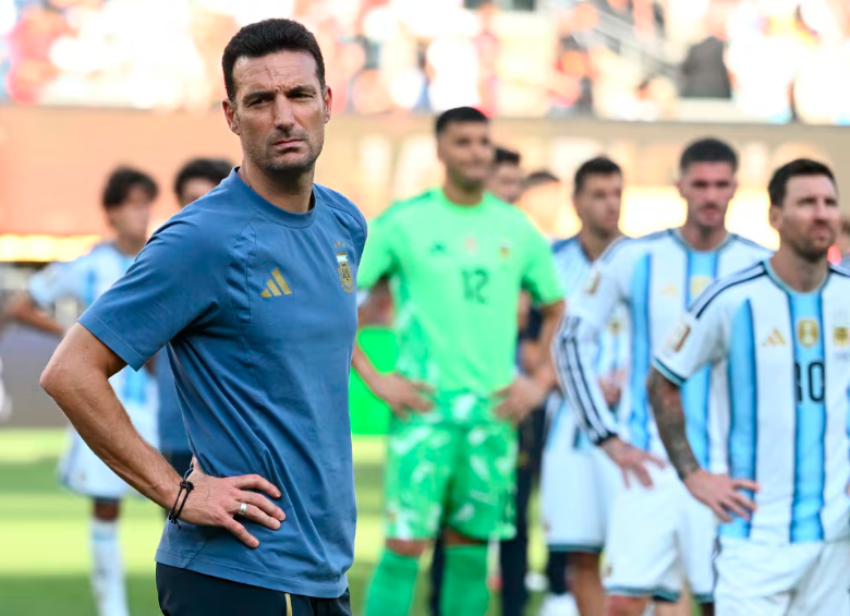 Lionel Scaloni también estaría podría renunciar al cargo de seleccionador de Argentina. FOTO GETTY