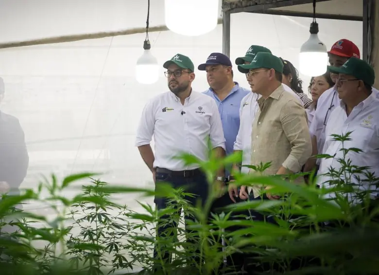 El ministro de Minas y Energía, Edwin Palma, este es un proyecto de alto consumo energético, por lo que la empresa decidió independizarse para reducir costos y evitar depender de la inestabilidad del sistema eléctrico. Foto: Cortesía