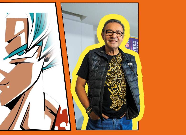 “Dragon Ball nos enseña que vale la pena luchar por lo importante”, expresó Mario Castañeda en Comic Con Medellín 2024. FOTO Camilo Suárez