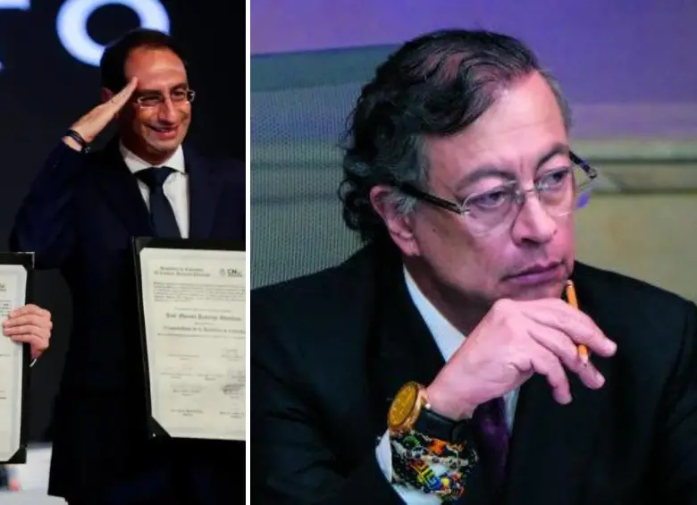 El llamado “Libro Blanco” reúne hallazgos del equipo de empalme sobre presuntos casos de corrupción y posibles irregularidades durante el gobierno de Gustavo Petro. FOTOS: PÁGINAS DEL ESTADO Y COLPRENSA.
