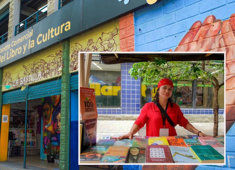 El pasaje de La Bastilla, en pleno Centro de Medellín es un referente de la literatura de la ciudad. FOTO: Cortesía