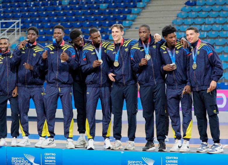 El voleibol masculino de Colombia viene de conquistar la la medalla de oro en los Juegos Centroamericanos y del Caribe Santo Domingo 2026. FOTO CORTESÍA COC