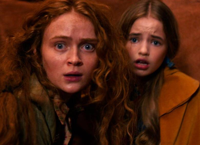 Sadie Sink (Izq.) es una de las protagonistas de Stranger Things. FOTO: Netflix