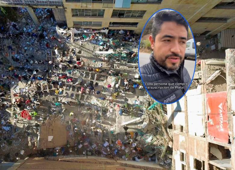 Freddy Vega, CEO y cofundador de Platzi, anunció la iniciativa de solidaridad con las comunidades afectadas por el terremoto. FOTO MANUEL SALDARRIAGA 