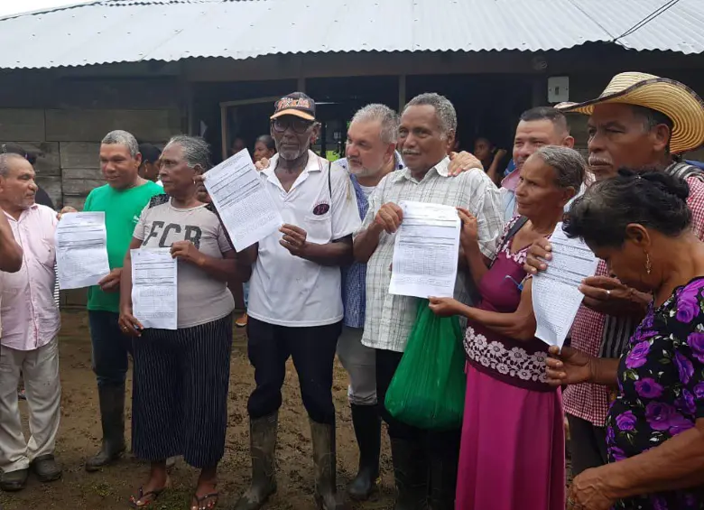 Víctimas que la Fundación Forjando Futuros ha asesorado y apoyado. FOTO: Cortesía Fundación Forjando Futuros