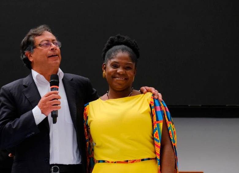 Gustavo Petro, candidato del Pacto Histórico, y Francia Márquez, fórmula vicepresidencial. FOTO CORTESÍA