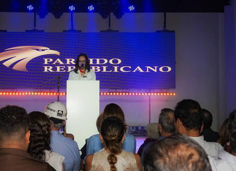 María Fernanda Cabal presentó este sábado su nuevo Partido Republicano. Foto: Equipo María Fernanda Cabal