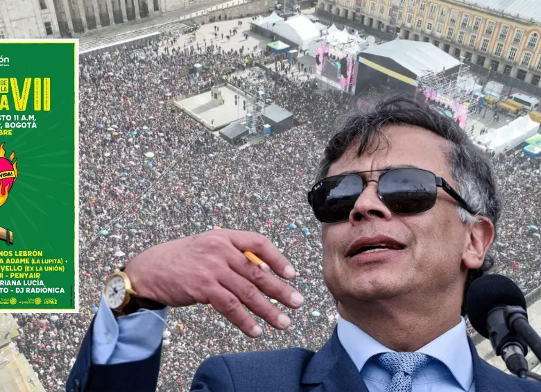 Este sábado, en la plaza de Bolívar, será la nueva edición del Concierto de la Esperanza. FOTOS: @HOLLMANMORRIS y Colprensa