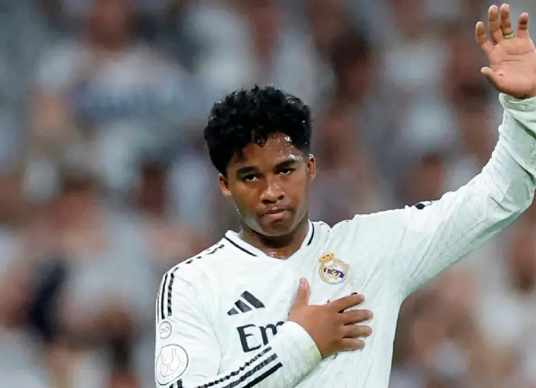 Endrick, de 18 años, llegó a Real Madrid a mediados de 2024. FOTO: AFP