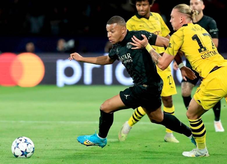 PSG con Kylian Mbappé, luchará ante Dortmund, por un cupo en octavos de Champions. FOTO GETTY