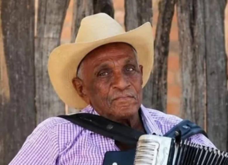 Náfer Santiago Durán nació en El Paso, Cesar, una de las cunas del vallenato. Murió a los 94 años. FOTO: Tomada de redes sociales. 