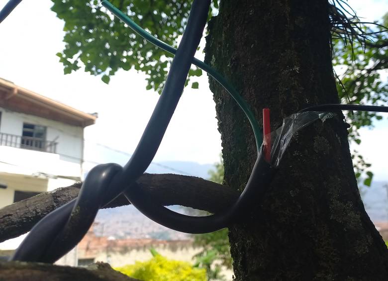 Imgen de referencia a un hurto de cable que afectó al barrio Córdoba en Medellín. Foto: Mauricio Andrés Palacio Betancur