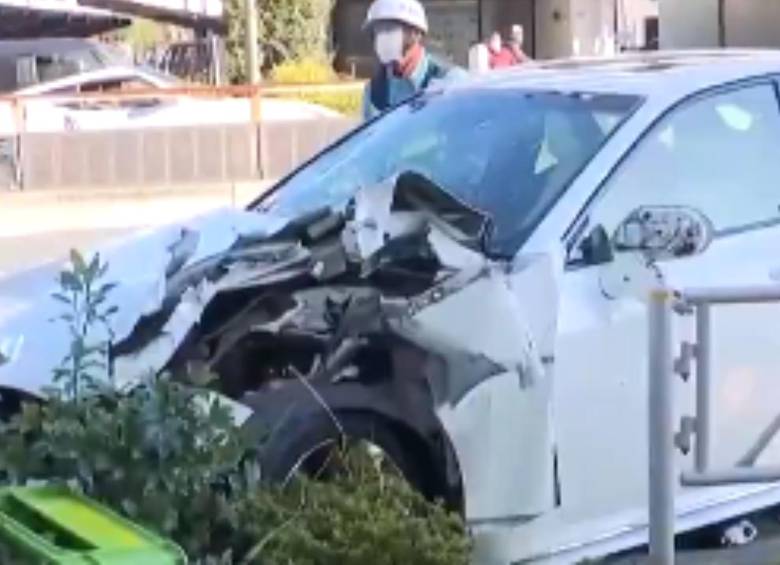 La Policía Metropolitana confirmó que el vehículo había sido sustraído minutos antes de un concesionario cercano. FOTO: captura de video. 
