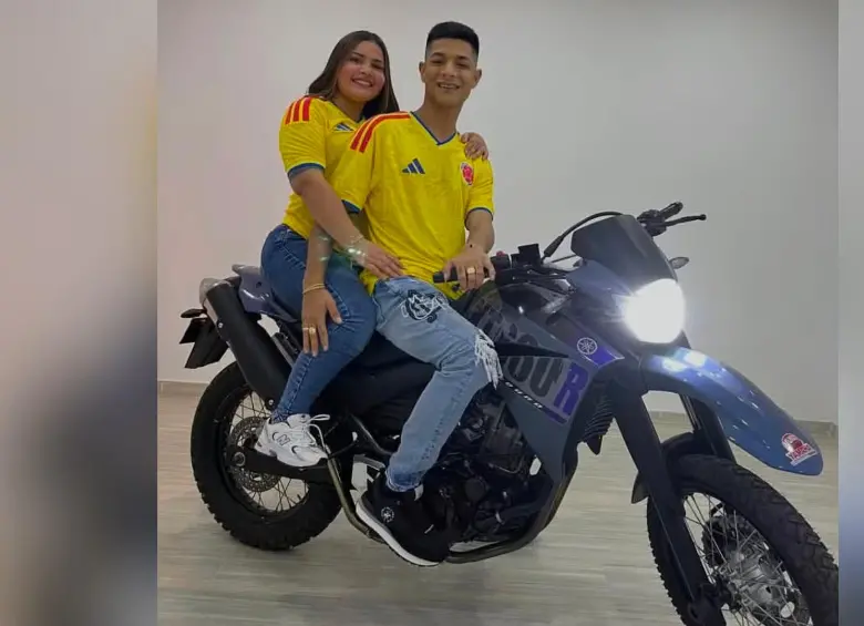 Naín Andrés Pérez Toncel, alias <b>Nain o ‘Bendito Menor’ y su novia Foto: Redes sociales </b>