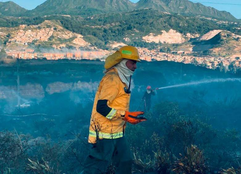 Hasta la noche de este miércoles se portaban 25 incendios activos en el país, según la Ungrd. Foto Cortesía Ungrd.