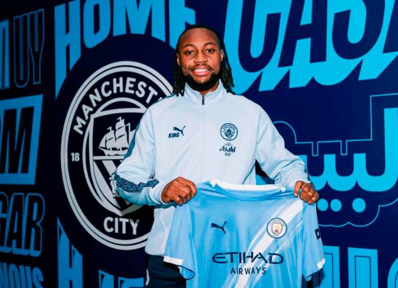 Antoine Semenyo fue el fichaje más alto del marcado de fichajes de la Premier League. FOTO MANCHESTER CITY