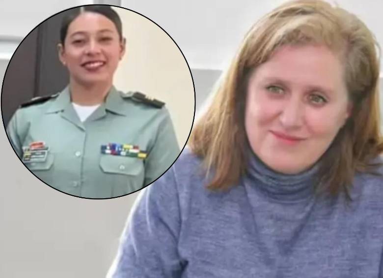 La capitana Kelly Daniela Lozano, jefa de seguridad de la ex primera dama, estaba en misión diplomática en Catar. Fotos: Icbf y Colprensa