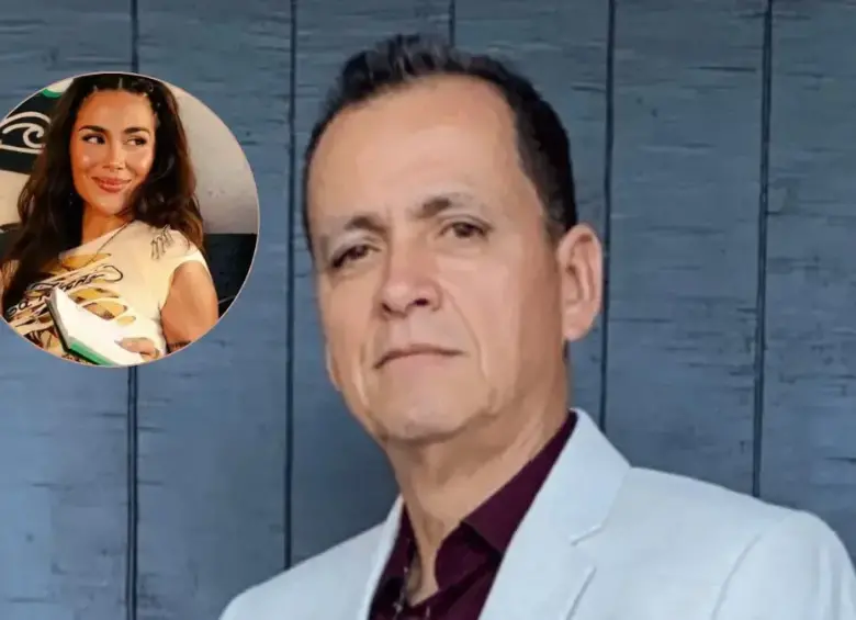 En la foto, Luis Alberto Rendón, papá de Greeicy Rendón, junto a la artista. Foto: redes sociales