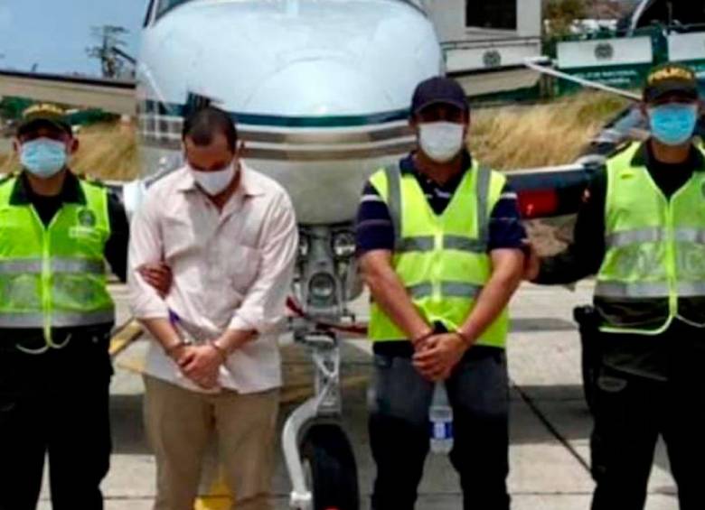 Las autoridades colombianas capturaron al piloto Juan Camilo Cadena, condenado por transportar cocaína en una avioneta. FOTO Colprensa