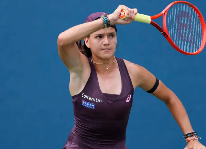 Emiliana Arango no pudo avanzar en el US Open y cerró su participación tras perder ante Wang Xinyu. FOTO AFP