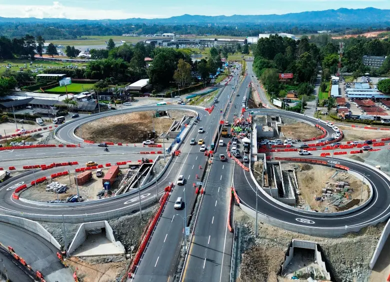 Se estima que por el intercambio vial se movilicen hasta 6.500 vehículos por hora. FOTO: Camilo Suárez