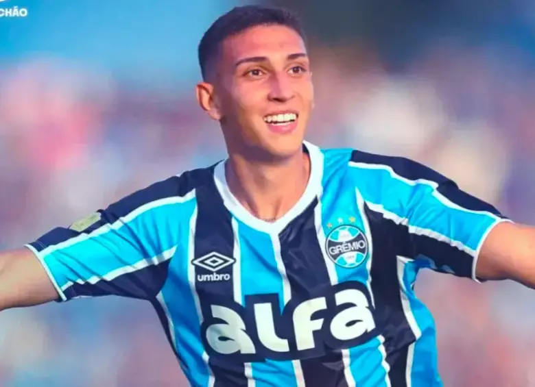 Miguel Monsalve, delantero colombiano, quien milita en el Gremio de Brasil. FOTO: GETTY