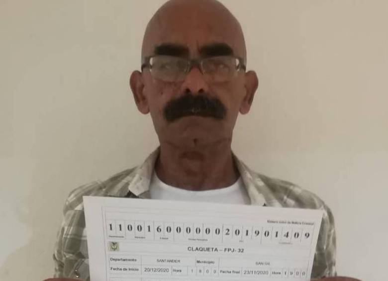 Ramón Palomino fue encontrado muerto en su vivienda en Barichara, Santander. FOTO: POLICÍA