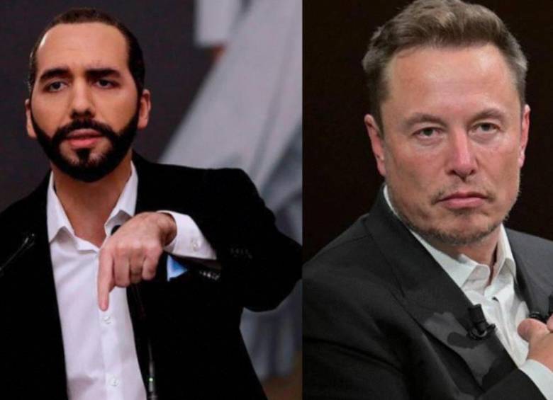 Nayib Bukele y Elon Musk se reunieron en Gigafactory en Austin, Texas. Foto: AFP