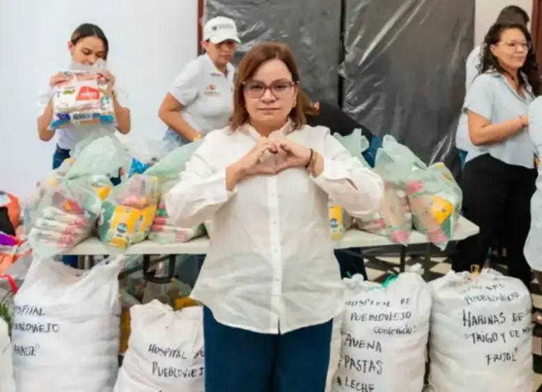 Margarita Guerra, gobernadora del Magdalena. Foto: Gobernación del Magdalena