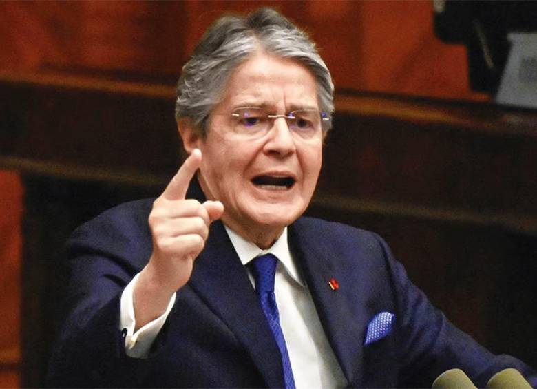 El presidente de Ecuador, Guillermo Lasso. FOTO: AFP