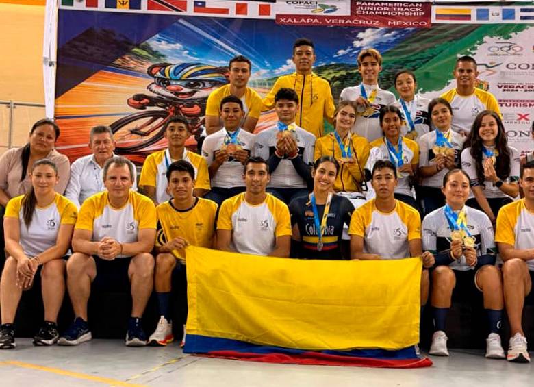 En México, Colombia evidenció que tiene un gran futuro para el ciclismo de pista. FOTO X-FEDECICLISMO