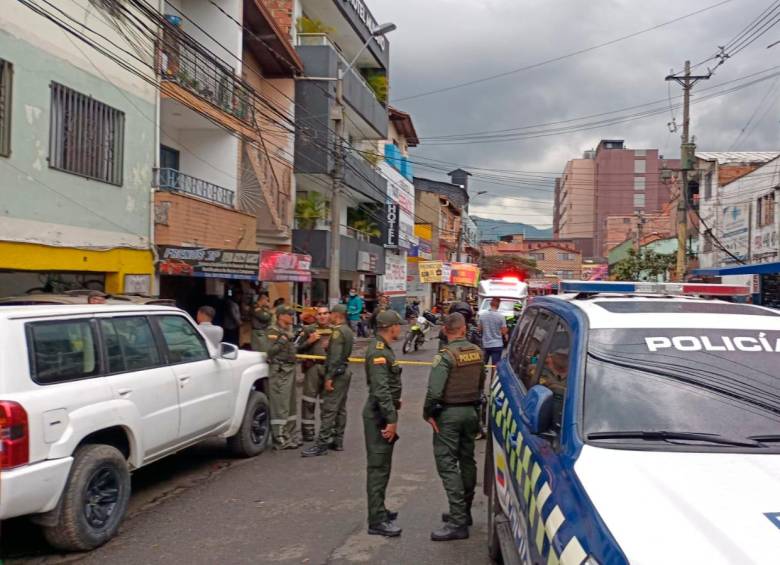 La explosión ocurrió en el barrio Jesús Nazareno. FOTO: CORTESÍA DENUNCIAS ANTIOQUIA