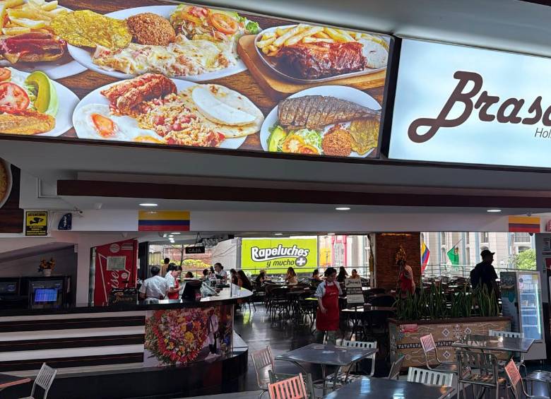Restaurante Brasas de Hollywood, ubicado en El Hueco, Centro de Medellín. FOTO CORTESÍA
