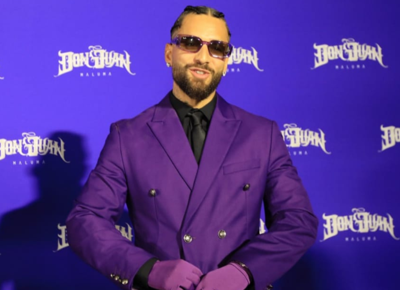 Maluma se enojó con uno de sus fans a la salida de su concierto. FOTO: Archivo El Colombiano.