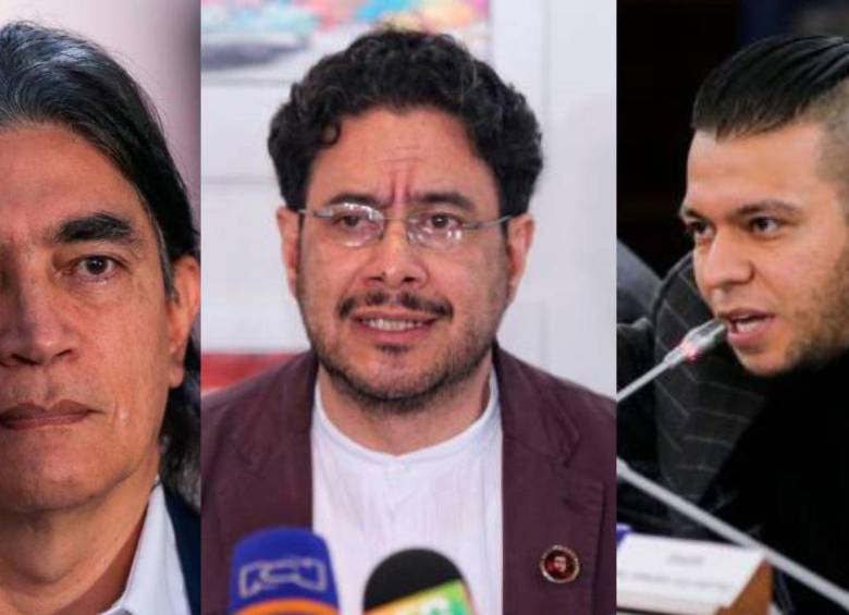 Gustavo Bolívar, Iván Cepeda y JP Hernández reaccionaron ante la captura del hijo de Gustavo Petro. FOTOS: Colprensa