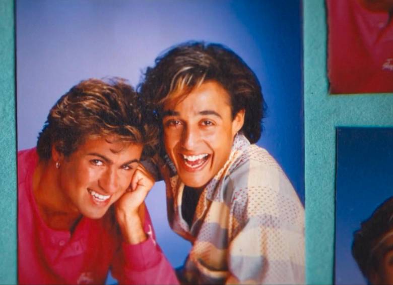 George Michael y Andrew Ridgele, del dúo Wham. FOTO Cortesía Netflix