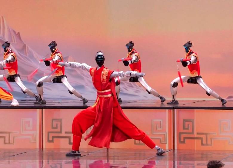 Los robots se robaron el show en el Año Lunas Chino. FOTO GETTY. 