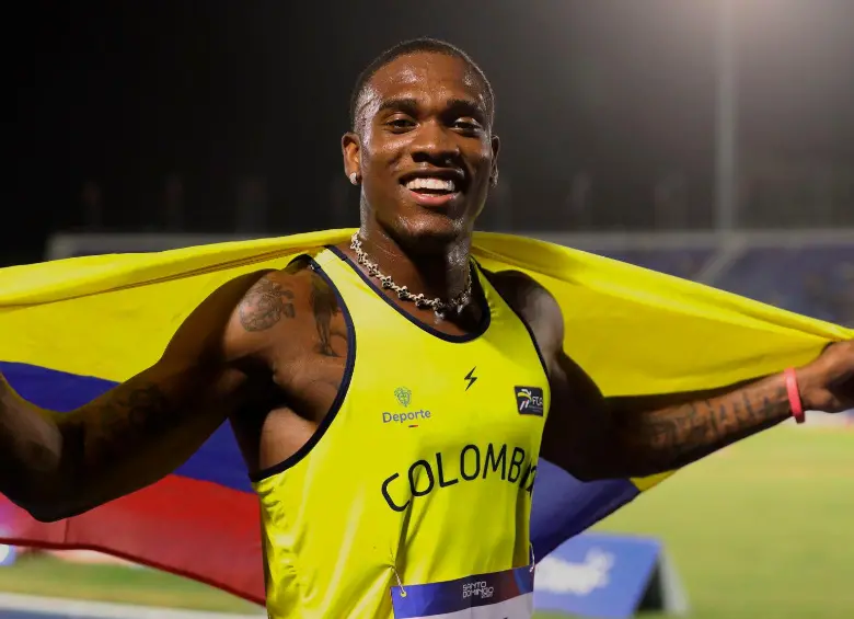 El atleta chocoano Ronal Longa sigue evolucionando de cara a los Juegos Olímpicos de 2028. FOTO COMITÉ OLÍMPICO COLOMBIANO