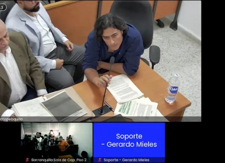 Nicolás Petro, hijo mayor del presidente Gustavo Petro enfrentará un nuevo proceso judicial. Foto: captura de video