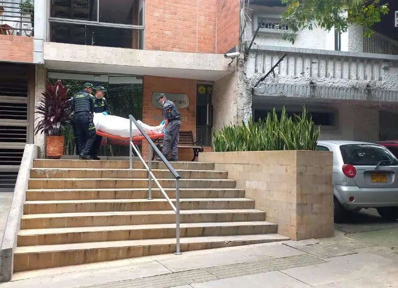 Kevin López Tafur murió al interior de un edificio en El Poblado. FOTO: Mauricio Palacio