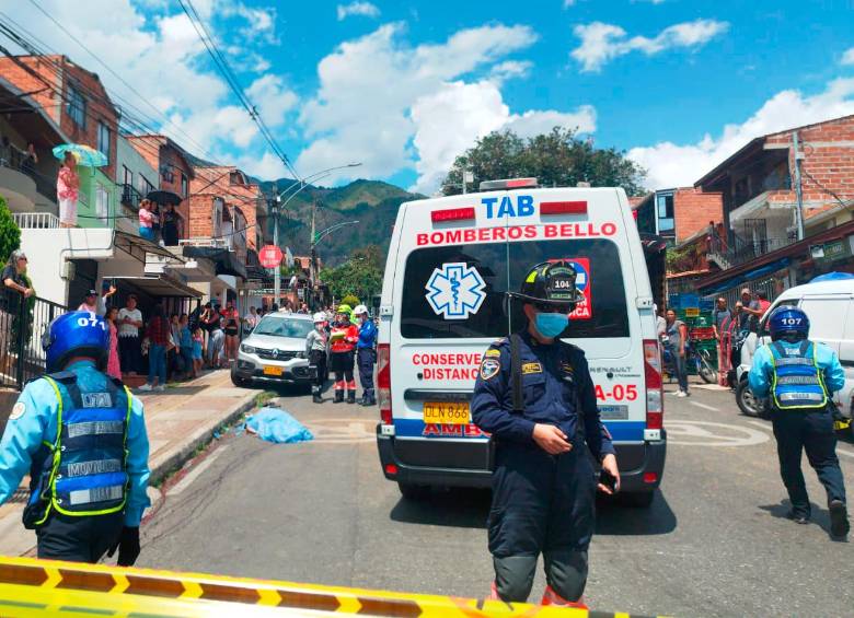 La mujer, quien falleció en el accidente, aún no ha sido identificada. Foto: Cortesía. 