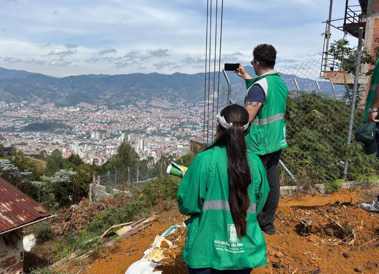 Las cuatro medidas de suspensión se realizaron en la vereda Piedras Blancas-Matasano, sector Alto de la Mora, en Santa Elena. Foto: Cortesía
