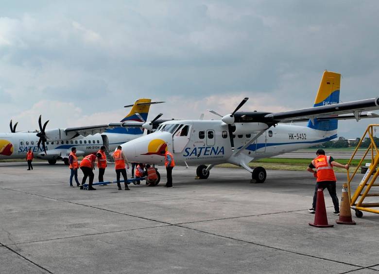 Con seis frecuencias semanales, Satena retoma la ruta Medellín - Caucasia - Medellín. FOTO cortesía Satena